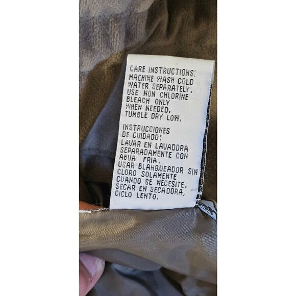 Vintage 90's Current Seen Reversible Coat Jacket Size Large Womens Nylon Velour - Picture 8 of 12